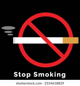 No smoking symbol, No smoking area illustration