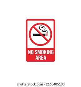 No smoking symbol sign vector	