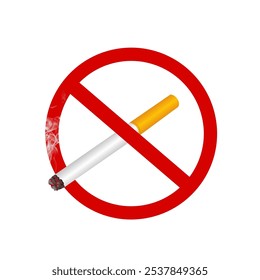 no smoking symbol with transparent background