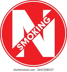 No Smoking symbol vector design, No Smoking Icons vector drawing, No Smoking Sign vector illustration.