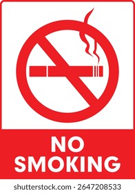 No Smoking symbol vector design, No Smoking Icons vector drawing, No Smoking Sign vector illustration.