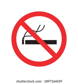 No smoking in this area icon