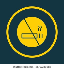 No Smoking trendy vector art design comely amazing design colorful useful illustration.eps