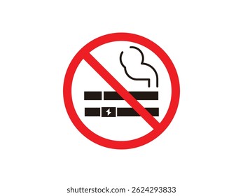 No smoking, No vaping combined sign symbol icon design vector isolated transparent background - Powered by Shutterstock - Get 15% off with code: PIKWIZARD15
