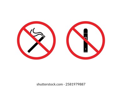 no smoking and no vaping printable sign