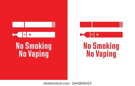 no smoking no vaping sign