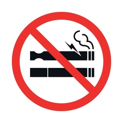 No vaping sign by Rones