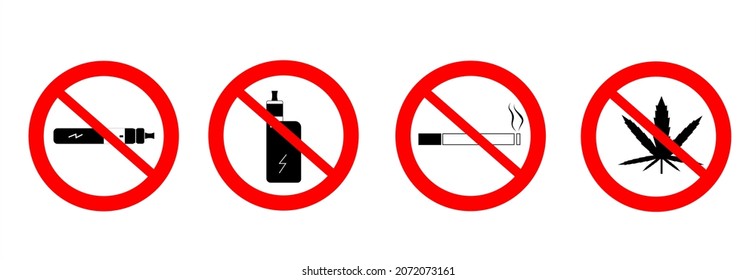 No Smoking And Vaping Signs 