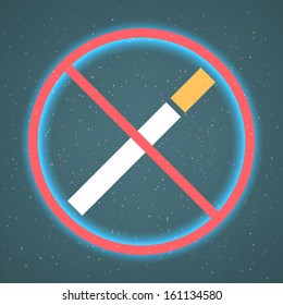 No smoking. Vector