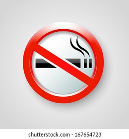 no smoking vector