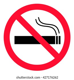 no smoking vector