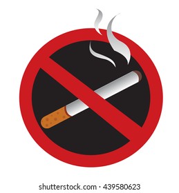 no smoking vector EPS10