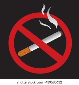 no smoking vector EPS10
