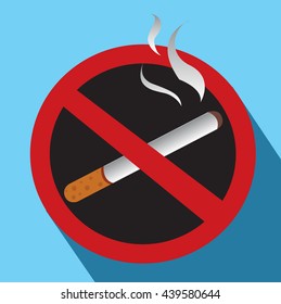 no smoking vector EPS10