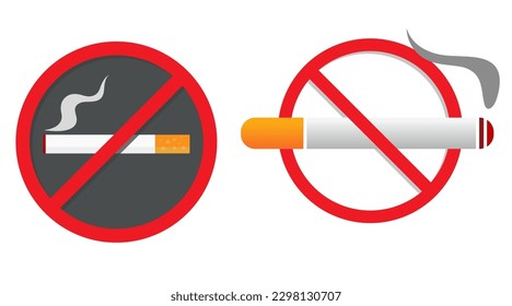 No Smoking Vector file design 