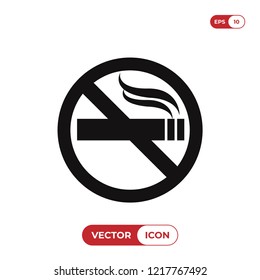 No smoking vector icon