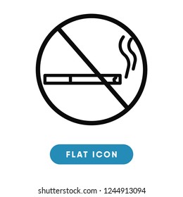 No smoking vector icon