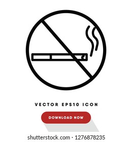 No smoking vector icon