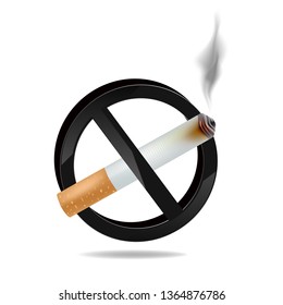 No smoking vector icon