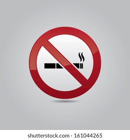 No Smoking Vector Icon