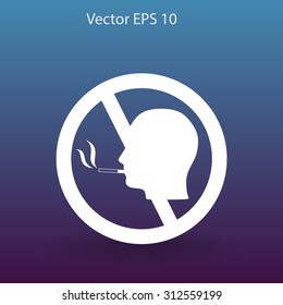 no smoking vector icon