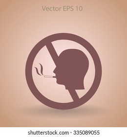 no smoking vector icon