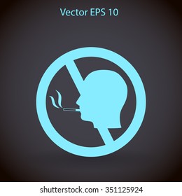 no smoking vector icon