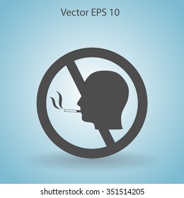no smoking vector icon