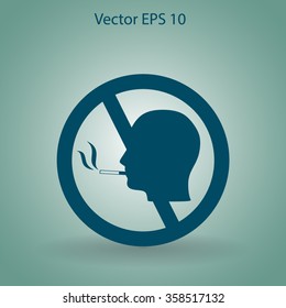 no smoking vector icon