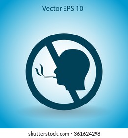 no smoking vector icon
