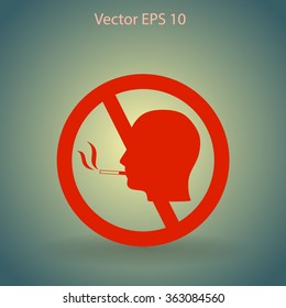 no smoking vector icon