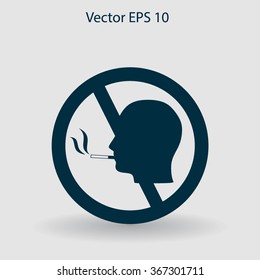 no smoking vector icon