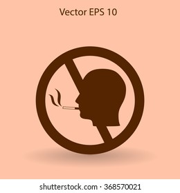 no smoking vector icon