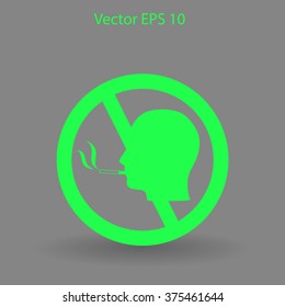 no smoking vector icon