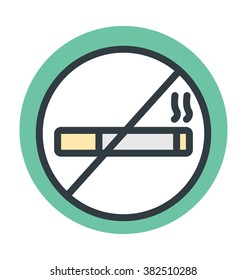 No Smoking Vector Icon