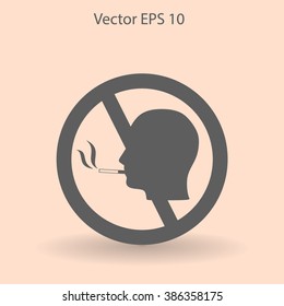 no smoking vector icon