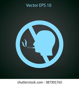 no smoking vector icon