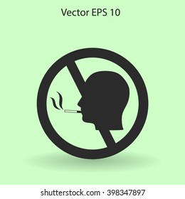 no smoking vector icon