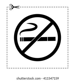 no smoking vector icon