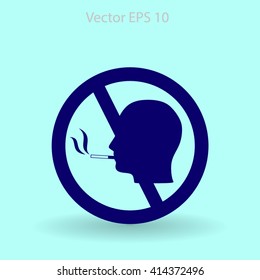 no smoking vector icon