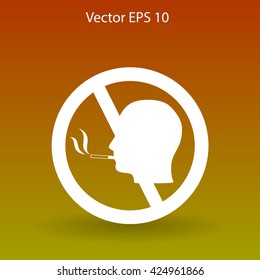 no smoking vector icon
