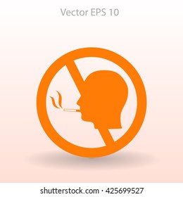 no smoking vector icon