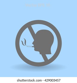 no smoking vector icon
