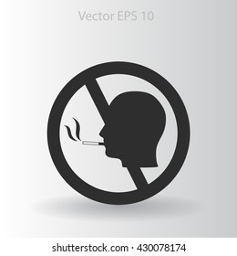 no smoking vector icon