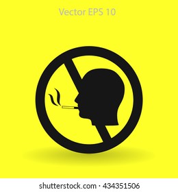 no smoking vector icon