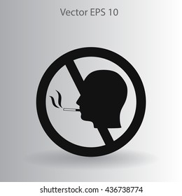 no smoking vector icon