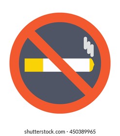 No Smoking Vector Icon