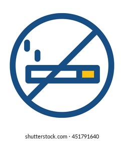 No Smoking Vector Icon