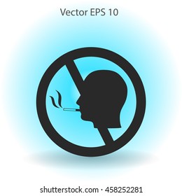 no smoking vector icon