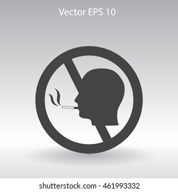 no smoking vector icon
